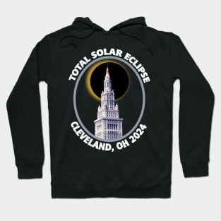 Cleveland Ohio 2024 Total Solar Eclipse Path of Totality Hoodie